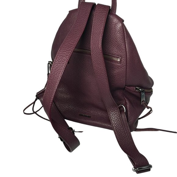 Rebecca Minkoff Julian Leather Backpack - Currant - HF19GPBB01 - Picture 8 of 16